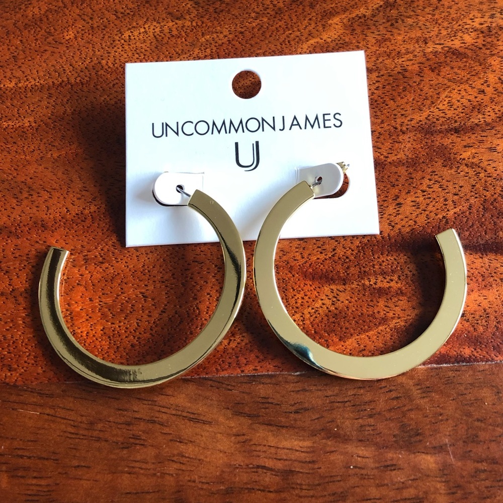 Uncommon James gold hoop earrings